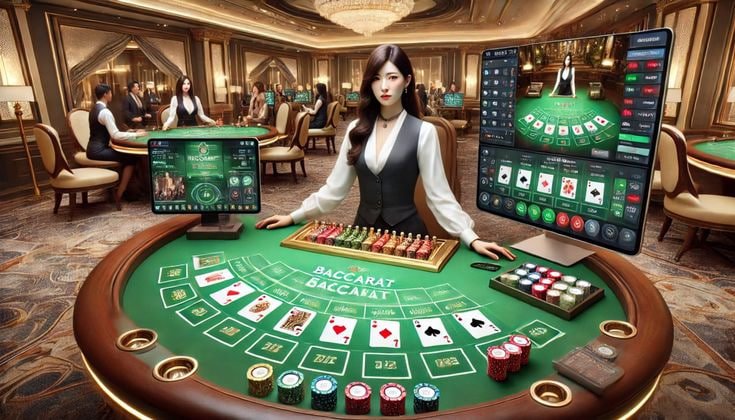 Live Casino Hold'em table with dealer and video feed on surga888 login